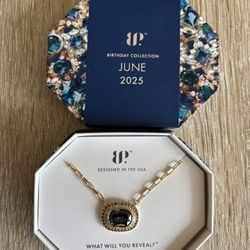 Bomb Party June 2025 Birthday Necklace – Lab Alexandrite – NEW $126 MSRP