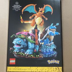 Lego Pokémon Venusaur, Charizard, Blastoise