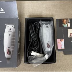 Andis 04780 Professional T-Outliner Beard & Hair Trimmer for Men with Carbon Steel T-Blade, Bump Free Technology – Corded Electric Beard Trimmer