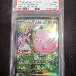 Lillie's Clefairy EX Battle Partners Japanese, PSA 10