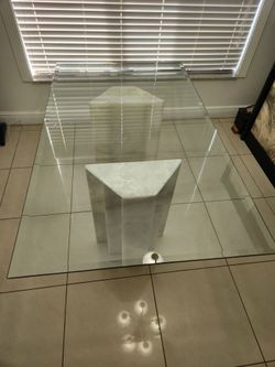 Dinning beautiful glass table