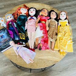Disney Princess plush dolls, 