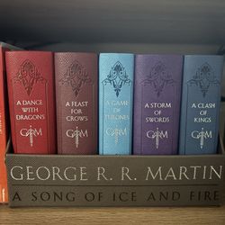 Game of Thrones Boxed Leather Bantam Books Set!