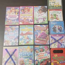 8 Dvds Kids Movies And 4cd’s Kids Sings