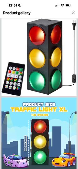 Hanging Traffic Light With Remote