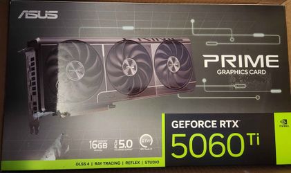 ASUS RTX 5060 TI 16 GB Prime GPU/AI Card