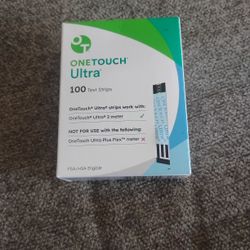 One Touch Ultra Test Strips. Regular $50, I Have Them For 15 Each Or Buy Them All 5 For 50. 