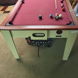 Miniature Pool Table