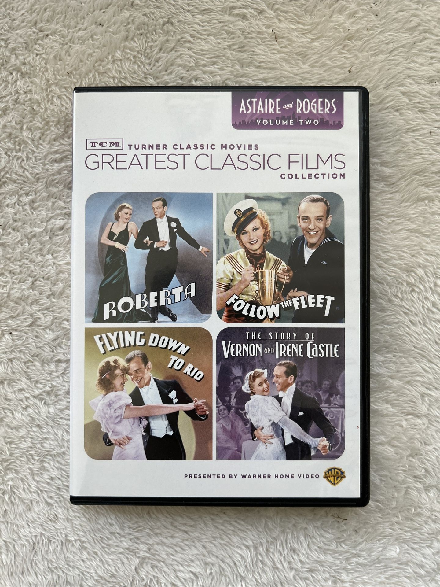 TCM GREATEST CLASSIC FILMS - ASTAIRE & ROGERS VOL. 2, 4-DISC DVD SET, ROBERTA +