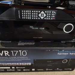 HARMAN KARDON AVR-1710 7.2-channel home theater receiver with Bluetooth® and Apple® AirPlay (Like New)