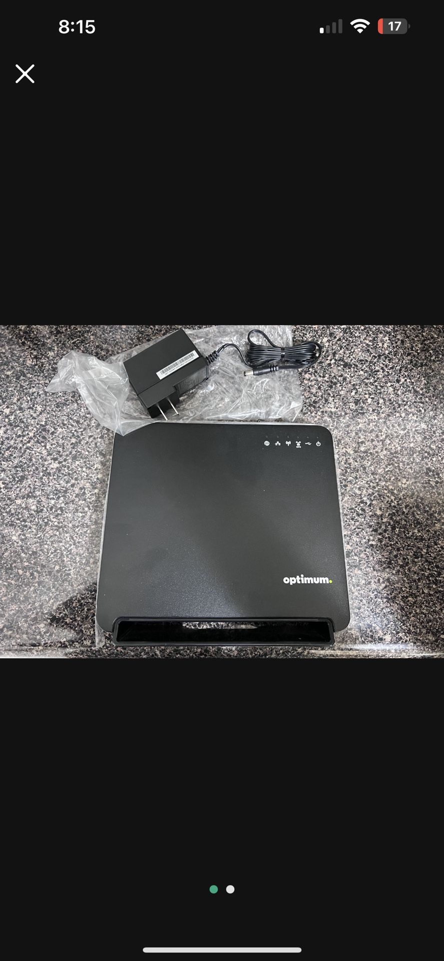 Optimum Sagemcom Fast 5260 Wireless Wi-Fi Router