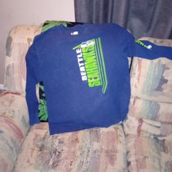 NFL Seahawks Adult XL Long Sleeve Shirt Team Apparel 