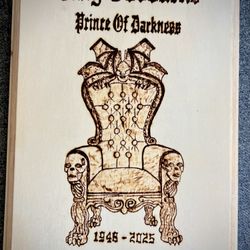Woodburned Ozzy’s Throne