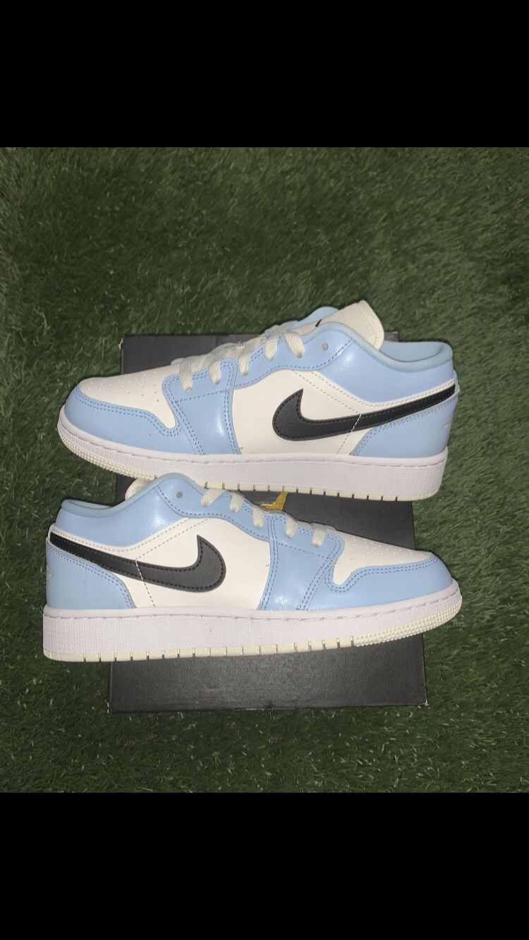 Air Jordan Low Aluminum Ice Blue Size