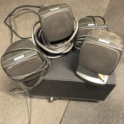 Altec Lansing Speaker Set (4 Speakers + Sub)