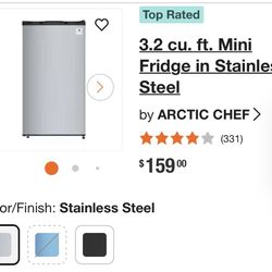Arctic Chef Mini Refrigerator 