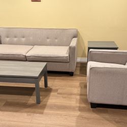 Used Like we New Sofa and Love Single Seat in Contemporary Look Furniture 