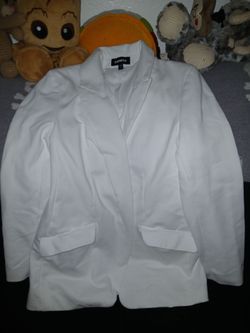 Women's white blazer