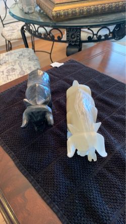 Household Decor. Marble Rams
