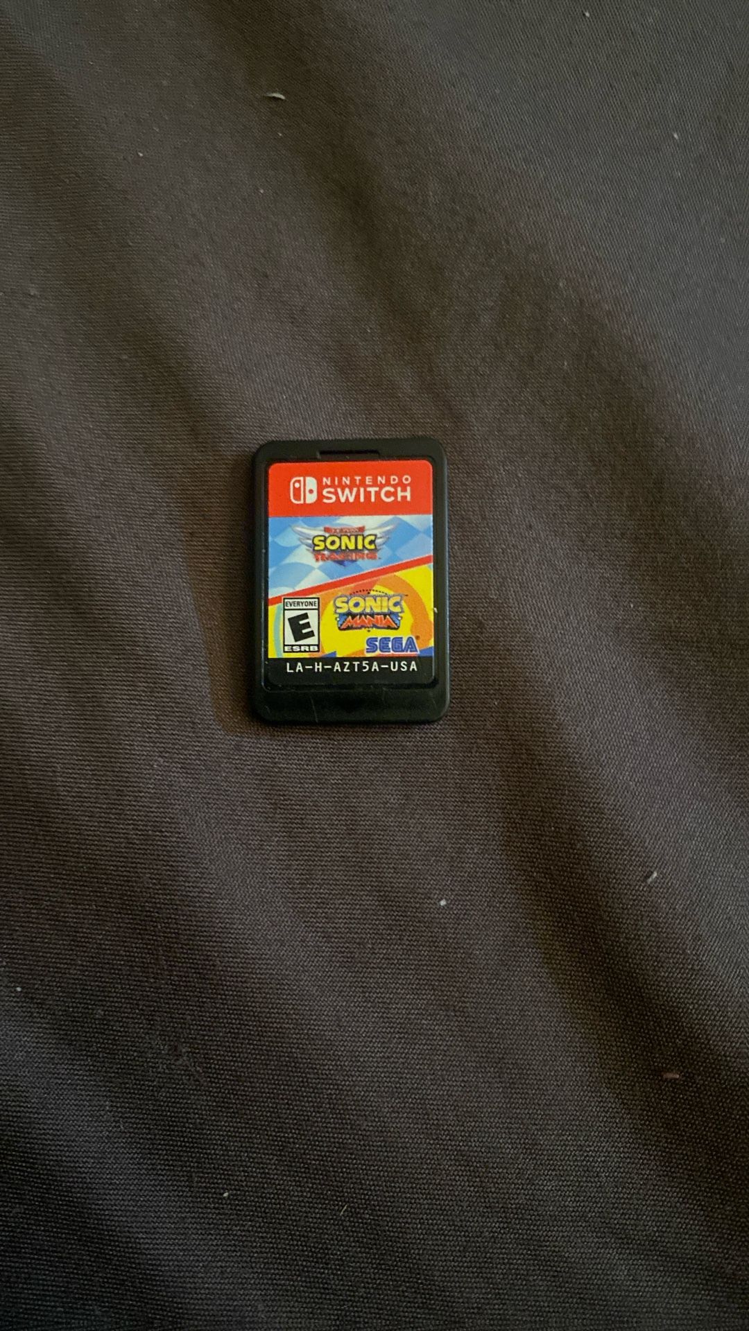 Team Sonic Racing + Sonic Mania - Nintendo Switch CARTRIDGE ONLY