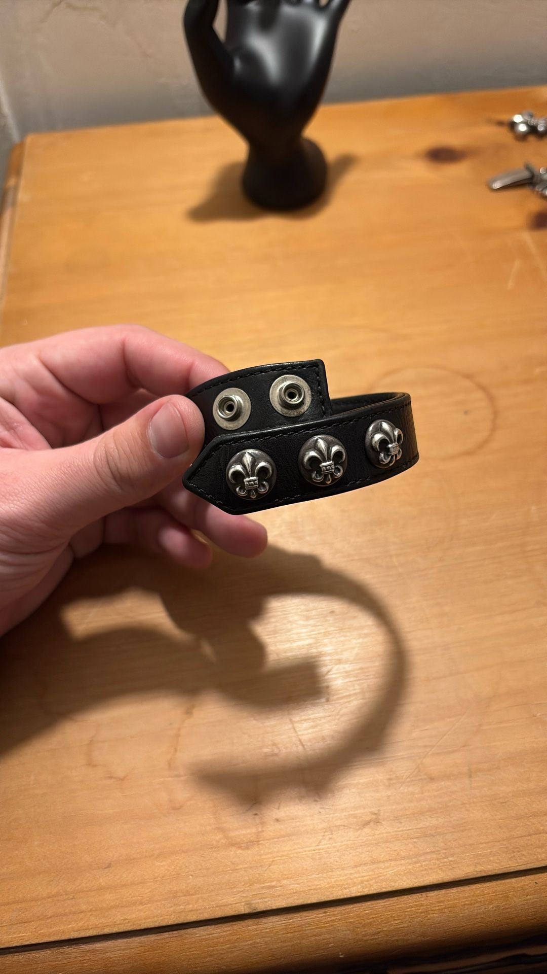 Chrome Hearts Leather Bracelet