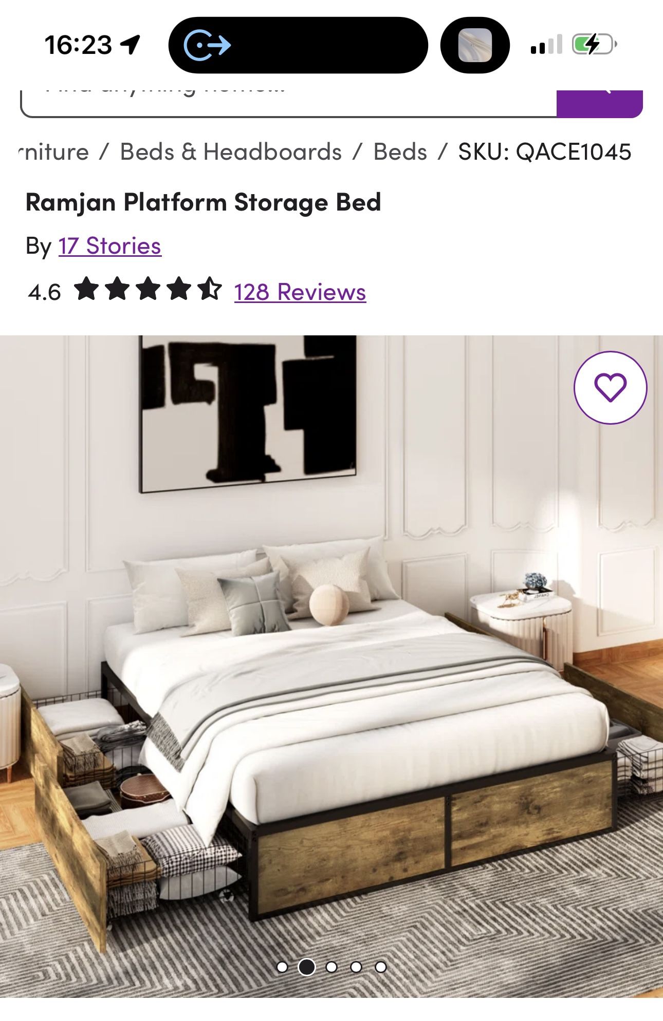 Storage Bed! 