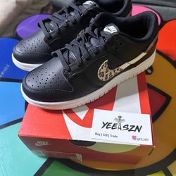 Nike Dunk Low Animal Print 7.5 Women / 6 Men 