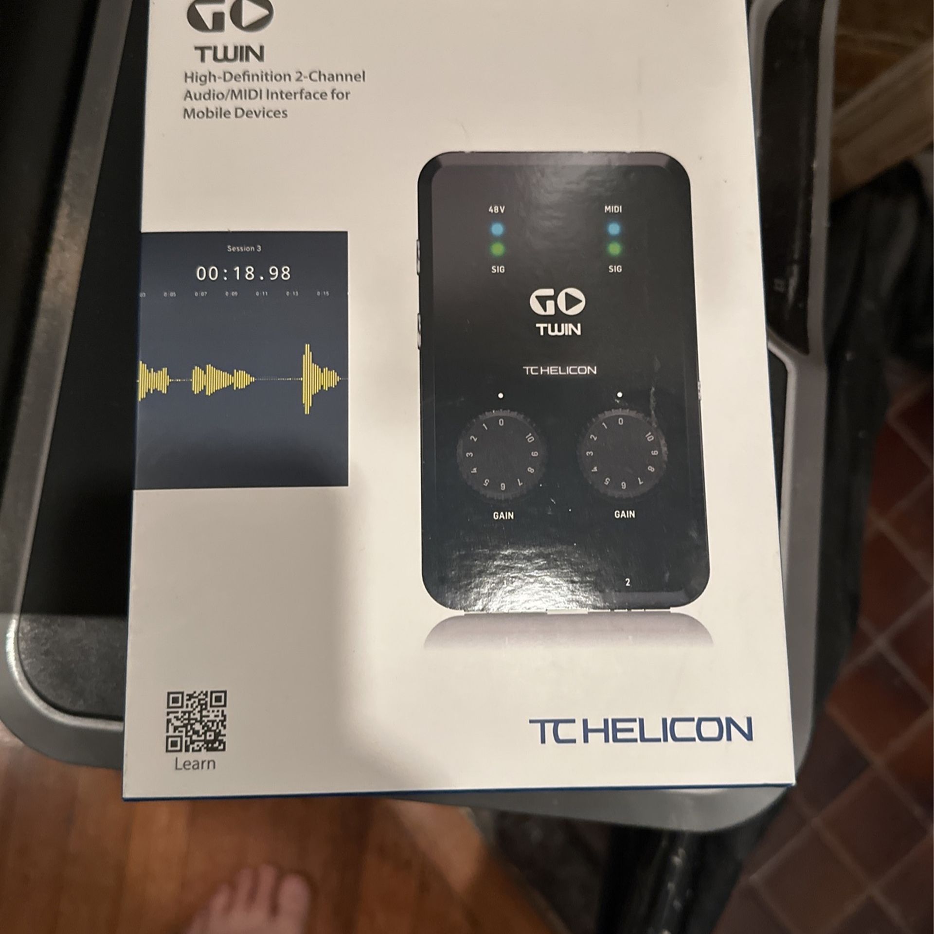 TC Helicon GO TWIN 2-Channel High-Definition Audio/MIDI Interface 4.4