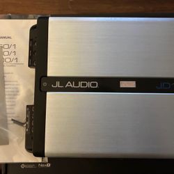 JL Audio JD1000/1 Mono Class D Subwoofer Amplifier 1000 Watt RMS Monoblock Amp