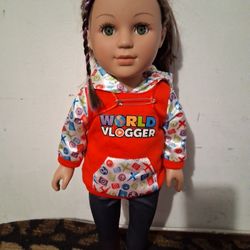 My Life Doll 18 Inches Tall Good Condition 