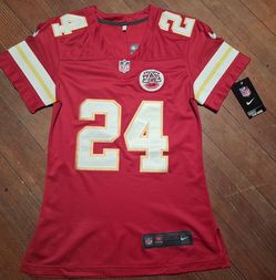 Women's Size Medium Kansas City Chiefs Jersey Number 24 Frosty