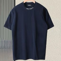 Arcteryx Navy Embroidered Crew Neck Short Sleeve