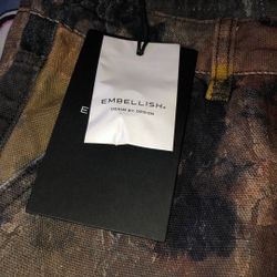 Embellish Designer Cargo Size 32 Brand new  60.