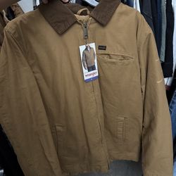 Wrangler Canvas Work Jacket Large