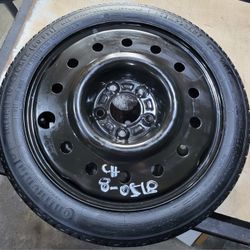 SPARE TIRE 16"  FITS 2011 2012 2013 2014 2015 CHEVY VOLT DONUT WHEEL TIRE