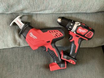 Milwaukee M18 Hackzall And 1/2” Drill Brand New.! Tools Only.!