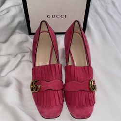 Authentic Gucci Hot Pink Heels 
