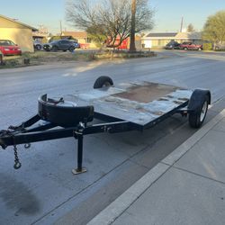Flat Bed Trailer  6 By  10Ft 