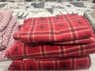 King flannel sheet set