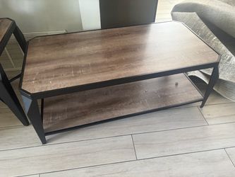 Coffee table and side tables