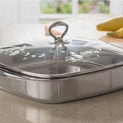 Molde Cuadrado De Acero Inoccidable Princess House 