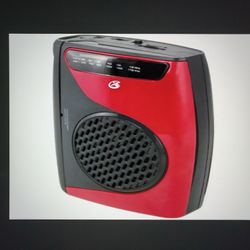 Portable Cassette & AM/FM Portable Player With Headphones & Built-in Speaker