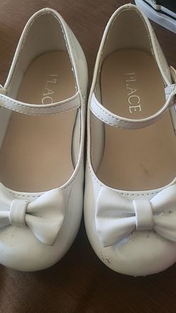 Girls white heels shoes