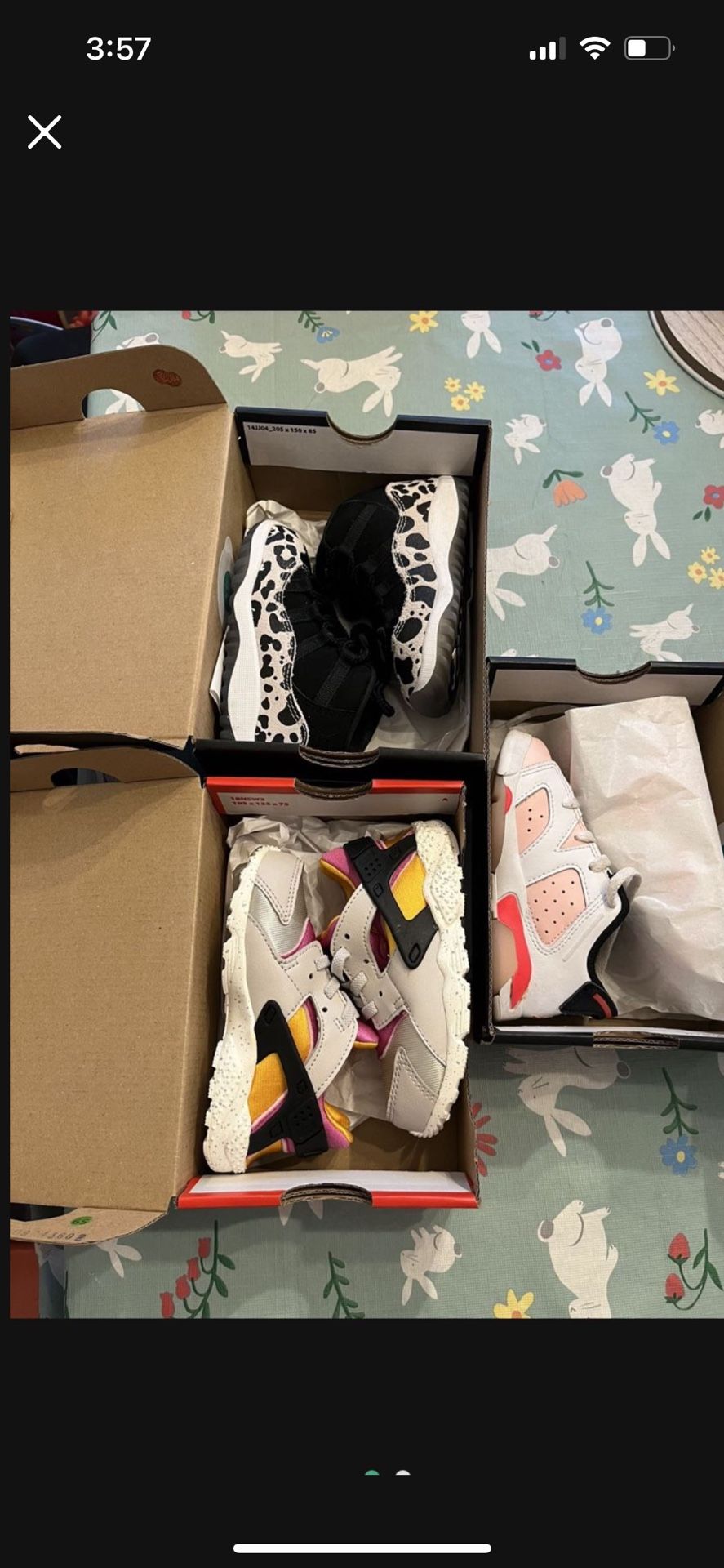 Toddler Nikes Jordan’s Girls 7c-8c