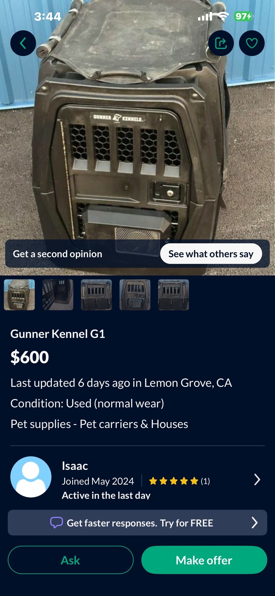 GUNNER KENNEL
