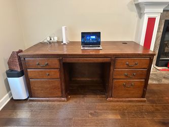 Wooden desk