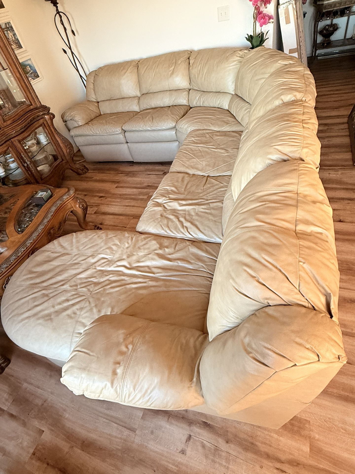 Leather Sectional