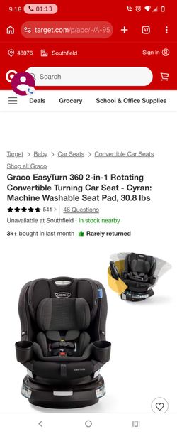 Graco Easy Turn 2in1 Convertible Car Seat