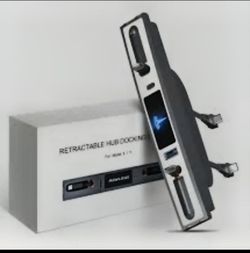 MOWLICAS Retractable Hub Docking Station for Tesla Model 3/Y