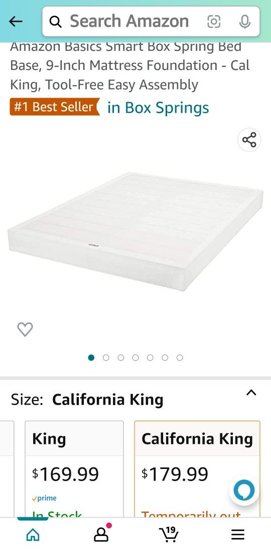 California King Mattress Foundation Box Spring